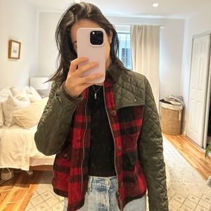 RALPH LAUREN QUILTED FLANNEL JACKET SZ 6/SMALL